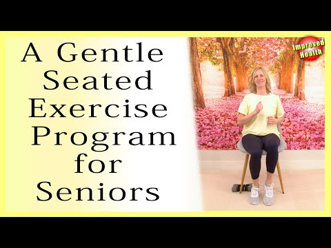25 minute Gentle Seated Exercise Program for Seniors (limited mobility, recovery, dementia)