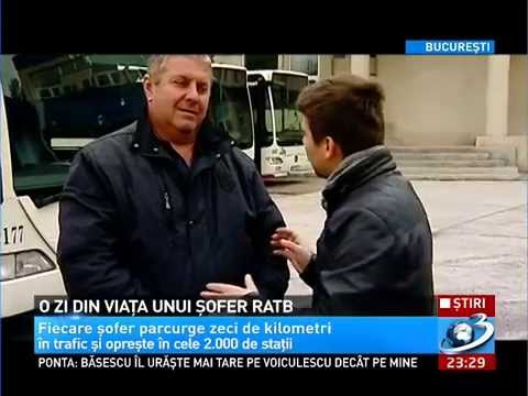 EXPERIMENT Antena 3: O zi din viaţa unui şofer RATB