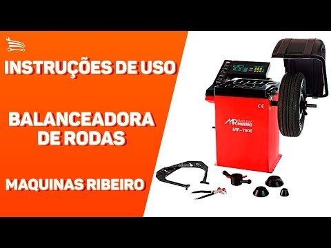 Balanceadora de Rodas Mono 220V Computadorizada Manual - Video