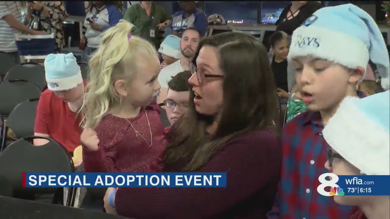 'Home for the holidays': more than a dozen kids adopted at Tropicana Field
