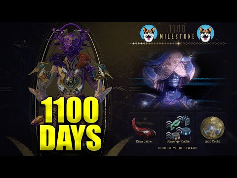 1100 Warframe Days Logged In! What's Your Record?