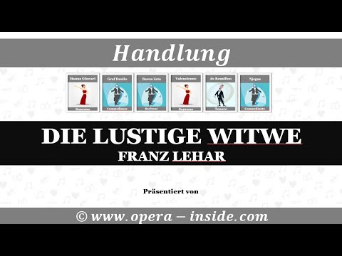 Die Handlung von DIE LUSTIGE WITWE in 4 Minuten (Zusammenfassung / Inhalt)