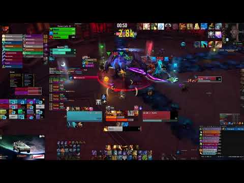 Mythic Hungering Destroyer - RaidLead & Fire Mage PoV Using Pescorus' Miasma Weakaura
