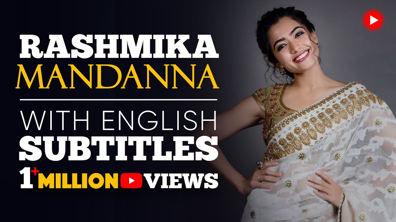 ENGLISH SPEECH | RASHMIKA MANDANNA: Dream BIG! (English Subtitles)
