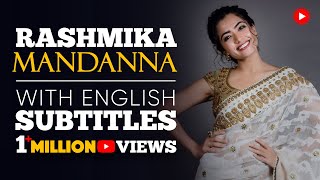 ENGLISH SPEECH  RASHMIKA MANDANNA: Dream BIG! (Eng