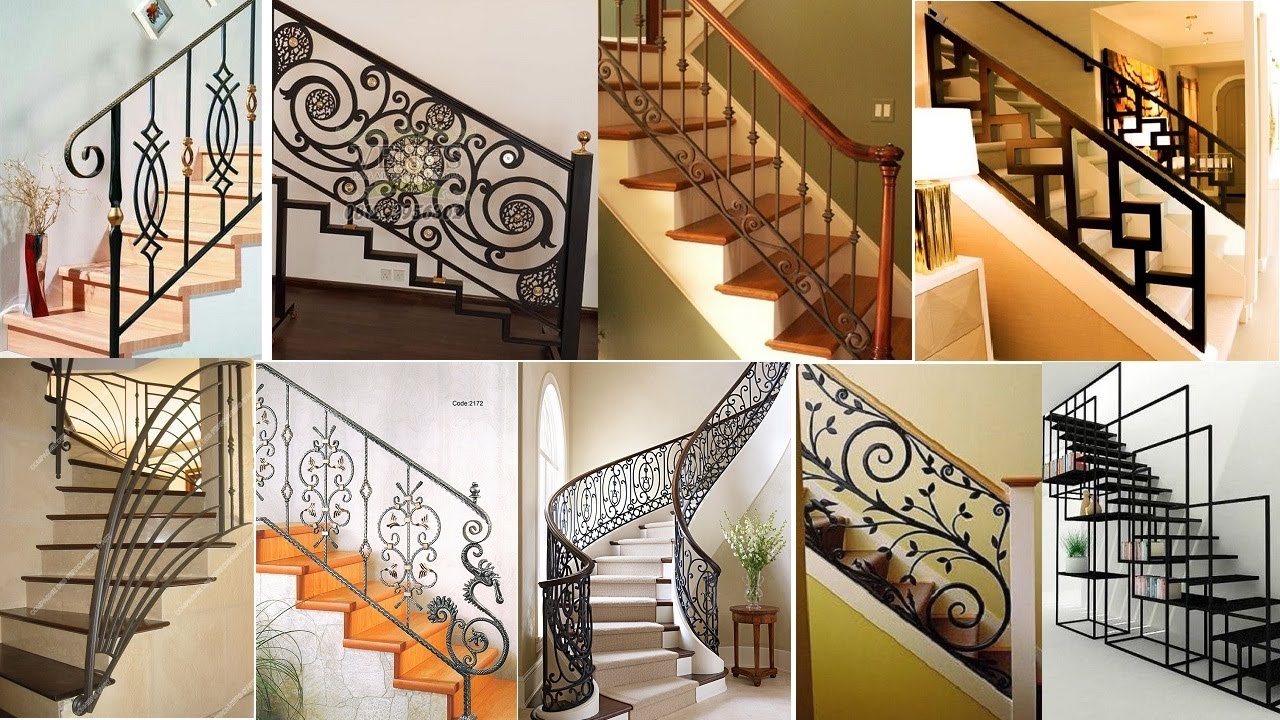 Metal stair railing design ideas 2  Metal stair grill design ideas 2