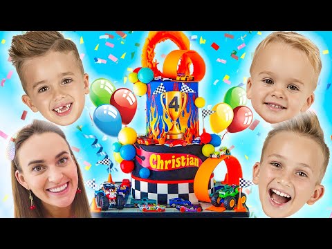 Chris fête ses 4 ans avec des amis