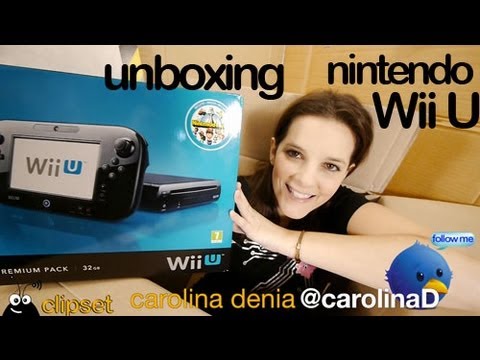 Wii U unboxing Nintendo
