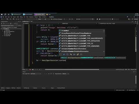 Scanning files with the Anti-Malware Scan Interface
