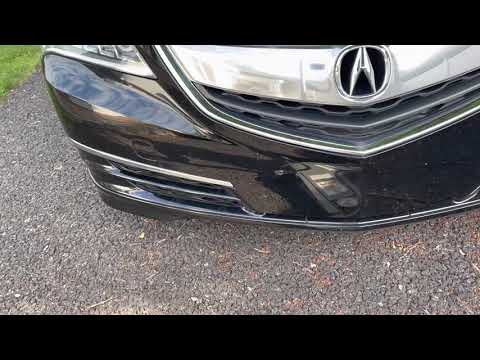 2017 TLX fog light Installation