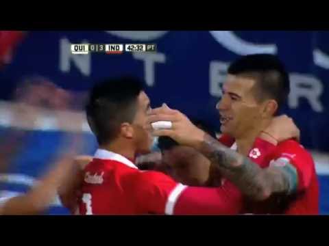 Gol de Cuesta. Quilmes 0 - Independiente 3. Fecha 16. Primera División 2016.