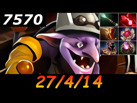 Dota 2 Timbersaw 7570 MMR 27/4/14 (Kills/Deaths/Assists) Ranked Full Gameplay