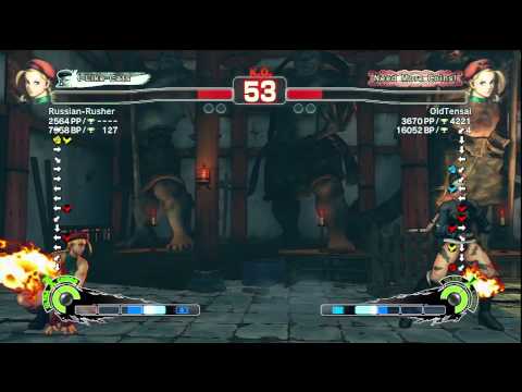 SSF4 AE 2012: Russian-Rusher (Cammy) vs OldTensai (Cammy)