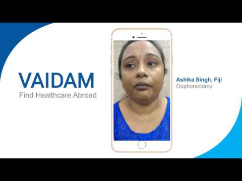 Oophorectomy in India | Patient from Fiji