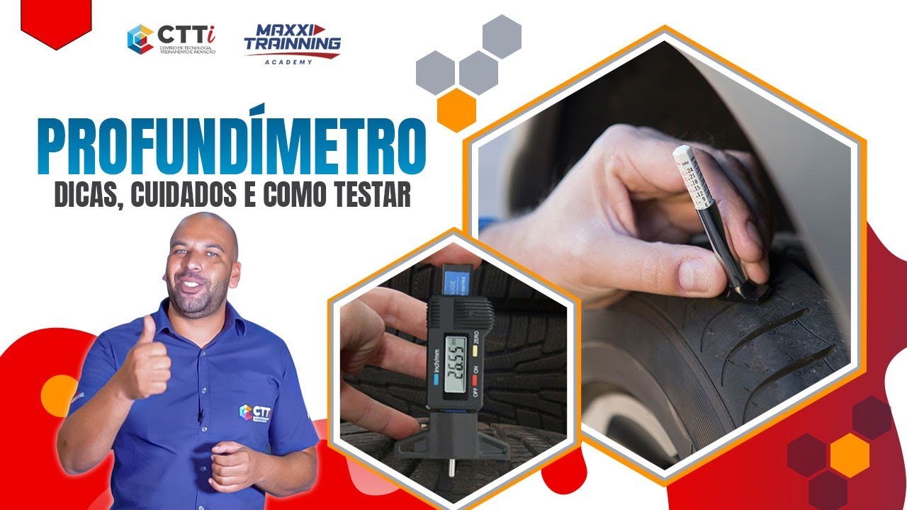 Como saber a hora certa da troca dos pneus | Uso do Profundímetro