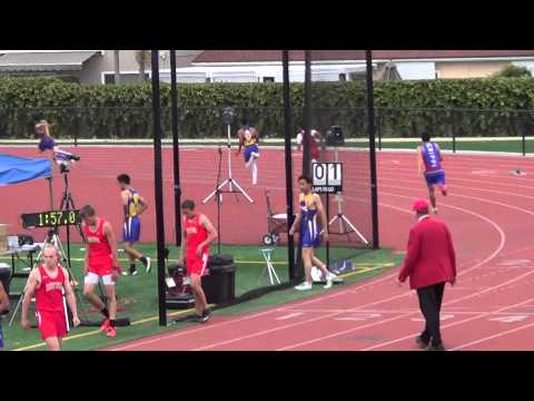 FSB & JVB 4x400m vs Fountain Valley 4-22-15 - Los Alamitos Boys