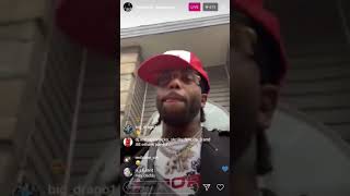 Hoodrich Pablo Juan On Instagram Live Went Back To His Old Hood