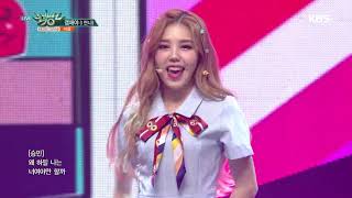 뮤직뱅크 Music Bank - 맴매야(I 쓴나) - 퍼플(PURPLE).20181012