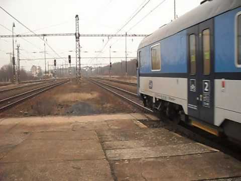 Odjezd vlaku Os 6825 - Most, 28. 1. 2012