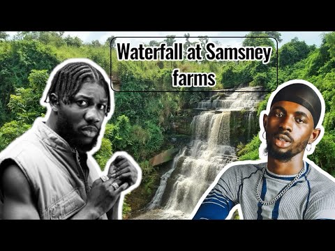 Black Sherif visits Samsney at his farm in Asante Mampong and is amazed by a waterfall at the farm.