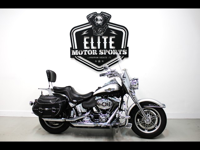 Buy Used 2003 HARLEY DAVIDSON HERITAGE CLASSIC FLSTCI CRUISER 2CYL. - - Elite Motor Sports located in Boynton Beach, Florida