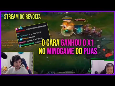 Jean Mago trollando de Arkshan, Pijas tomando x1 e jogo no beta - Revolta reagindo ao Renecrodilo