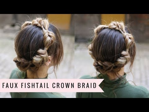 Faux Fishtail Crown Braid by SweetHearts Hair