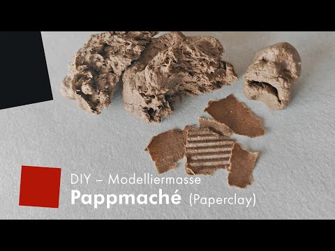 DIY: Modeling clay – papier-mâché