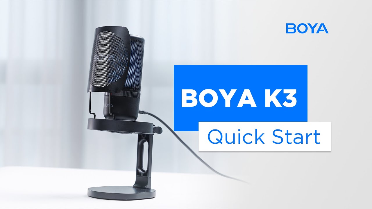 BOYA K3 | First Use Guide