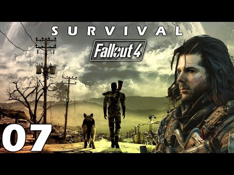 Fallout 4 Live Let's Play Pt. 7 (Survival Mode Difficulty) THE CASTLE