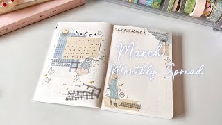 Night Time Journal with Me✨: March 2023 Monthly Spread