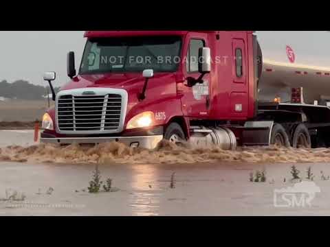 06-02-2023 Seminole - Tahoka, TX  - Tornado, Hail Piled Up Like Snow, Cars Submerged In Flooding