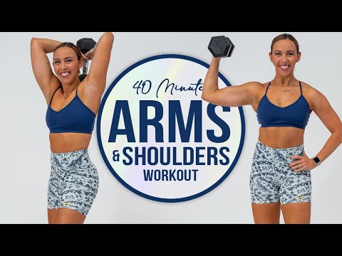 Sculpted Shoulders & Toned Arms: 40-Minute STRENGTH Workout!