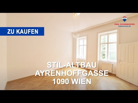 ZU KAUFEN: Stilaltbau 1 Zimmer Eigentumswohnung 1090 Wien | Paul Ochsenhofer Immobilien