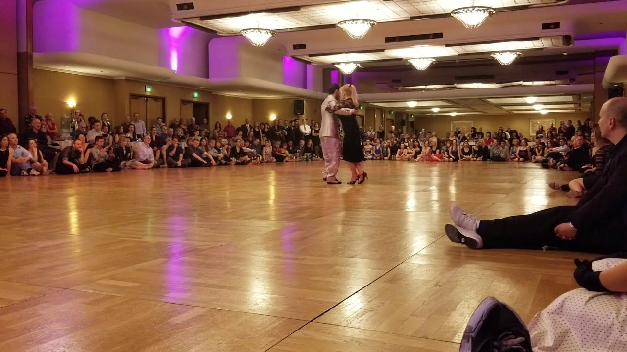 Chantal Eril and Pablo Nievas - performance (1 of 2) at ValenTango on February 22, 2019