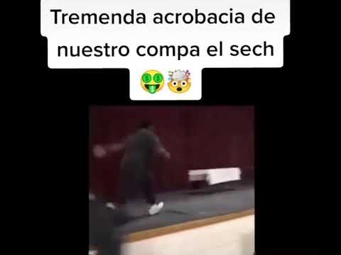 Increíble acrobacia de mi compa el sech ( Sech moments)