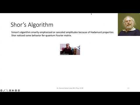 Phys 313R 2025 - Intro to Quantum Computing - Lecture 10 - Shor, Grover, Impact of Quantum Computing