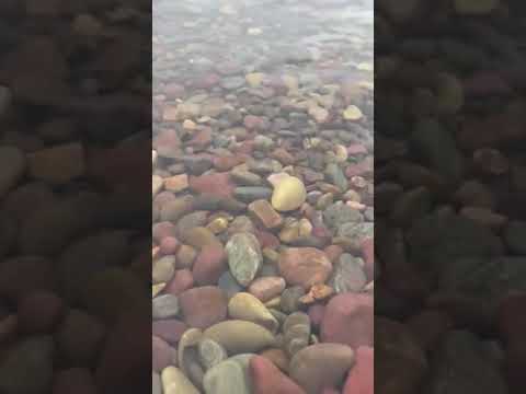 rocks at lake McDonald