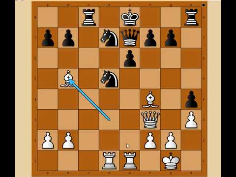 Napad na nezašticenog Kralja uz žrtvu figure   ●  BLACKBURNE vs LUSH # 2027