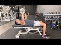 Flat Dumbbell Bench Press 1.5 Reps