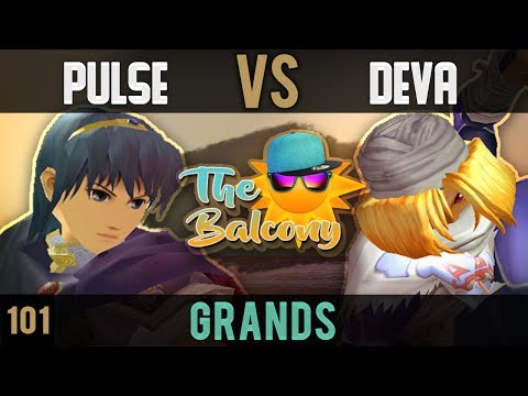 Melee @ the Balcony 101 - Grands ft. Devastation (Marth, Sheik, Fox) VS Pulse (Marth, Sheik)