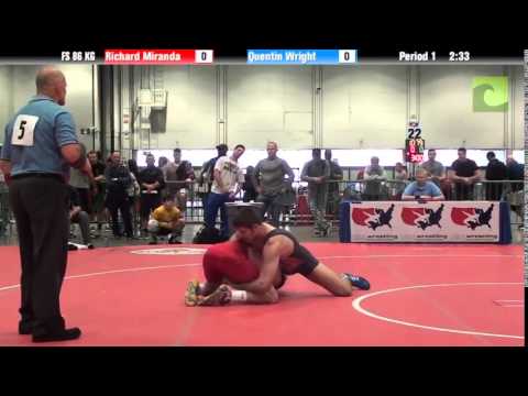 Mens FS FS 86 KG - Richard Miranda vs. Quentin Wright