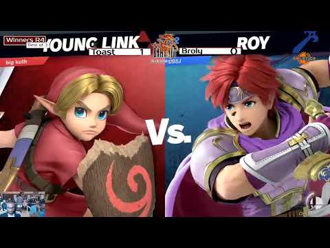 Bahamut Pools Toast (Young Link) vs Broly (Roy)