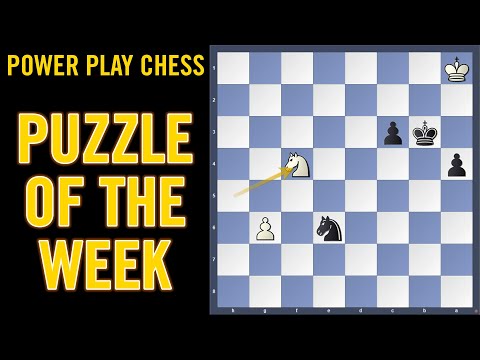 Chess puzzle of the week - Black to play | Karas vs Gavrilescu | EU ch Rapid 2022
