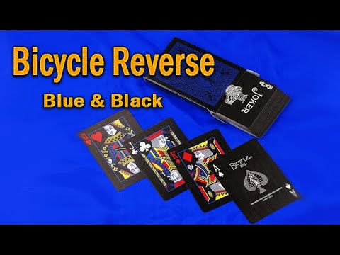 Voir la vidéo Bicycle Reverse Blue & Black