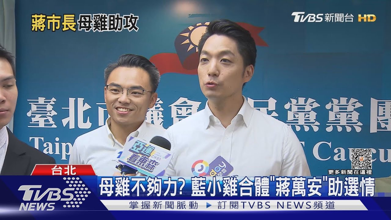 母雞不夠力? 藍小雞合體「蔣萬安」助選情