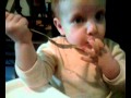 Gabriel Eating By Himself