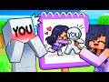 Aphmau DRAWS YOU In Minecraft