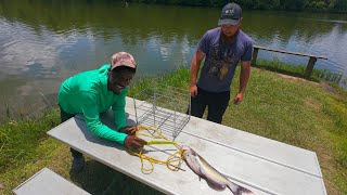 Bass Fishing Tournament + Catfish Catch And Cook !!