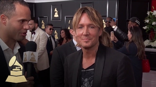 Keith Urban | Red Carpet | 59th GRAMMYs